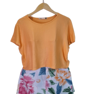 Conjunto de Cropped e Short/saia