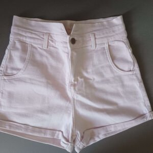 Bermuda Jeans Rosa