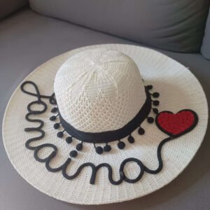 Chapéu de praia personalizado