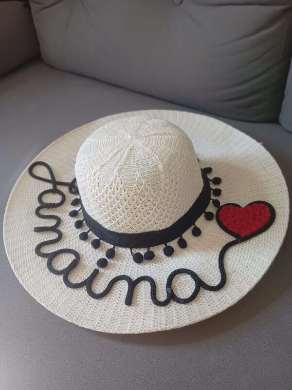 Chapéu de praia personalizado