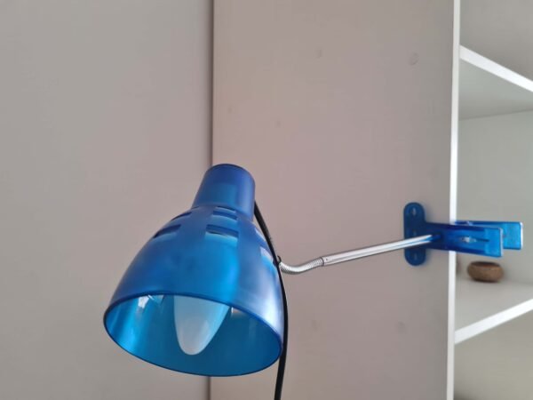 Luminária Azul Clip c/ Lâmpada - Imagem 2